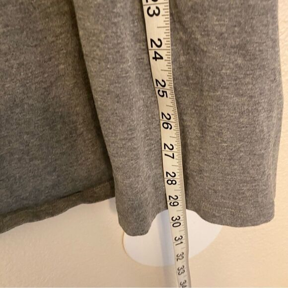 Catherines Plus Size Tank Top sleeveles gray cotton embellish studded sparkly 3X - Picture 5 of 9